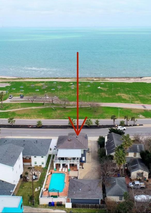 Ocean View With Pool Casa De Joy Dos Upstairs Unit Villa Corpus Christi Exterior photo